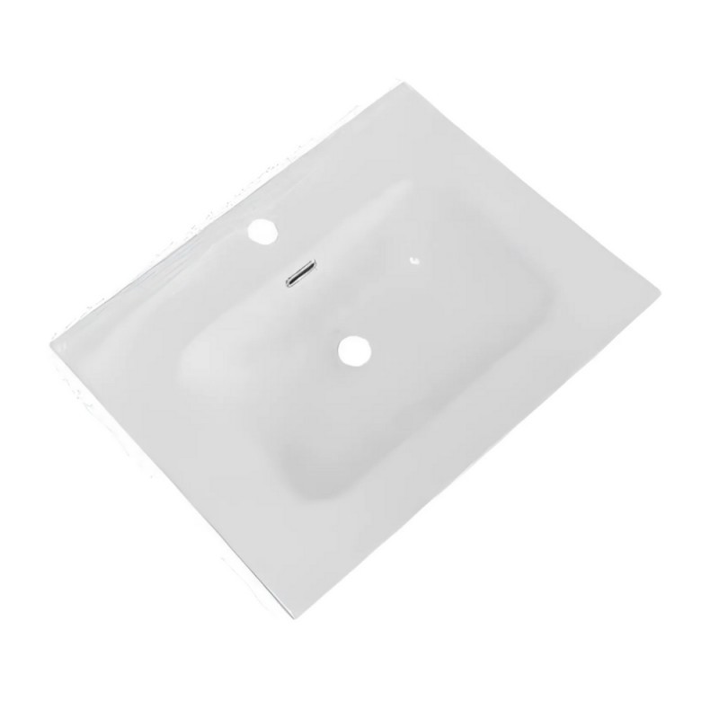 Lavabo consolle d'appoggio in ceramica bianco 61x46.5x14H VA836-60