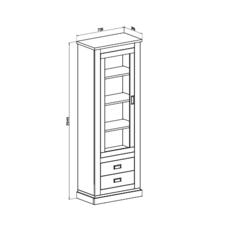 vetrina oak toscohome