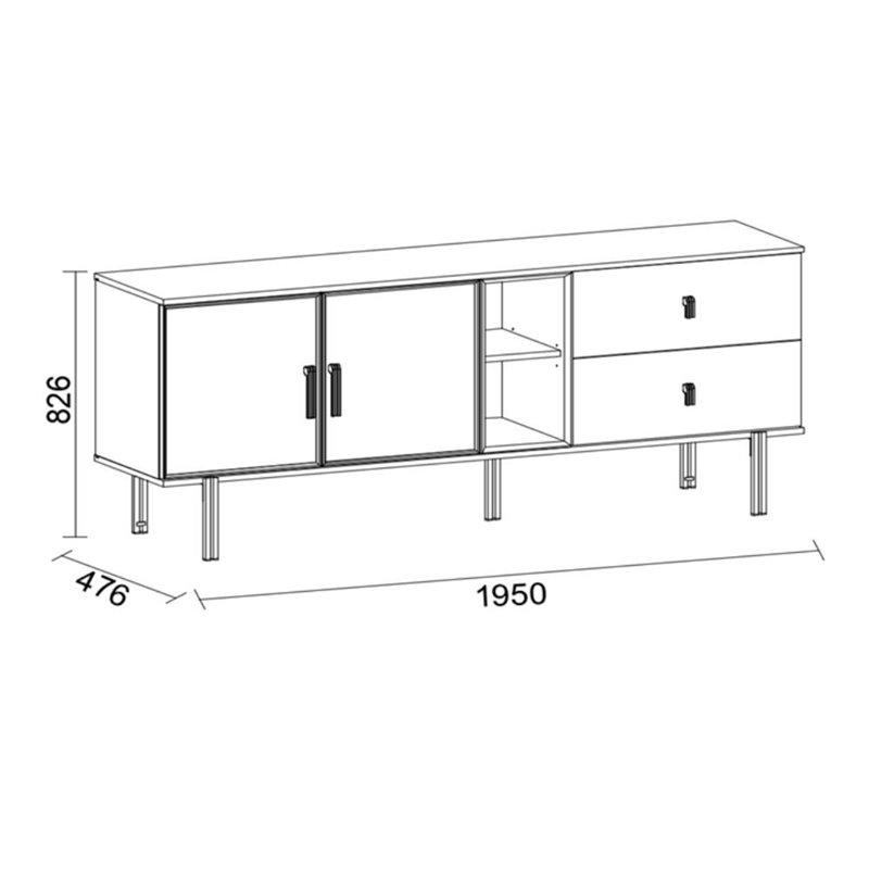 credenza moderna Toscohome