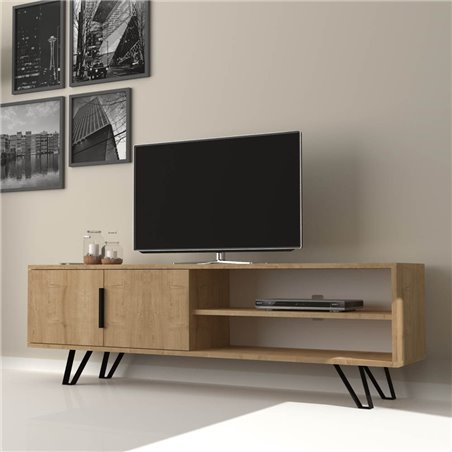 Mobile porta Tv Foot rovere 160 cm.