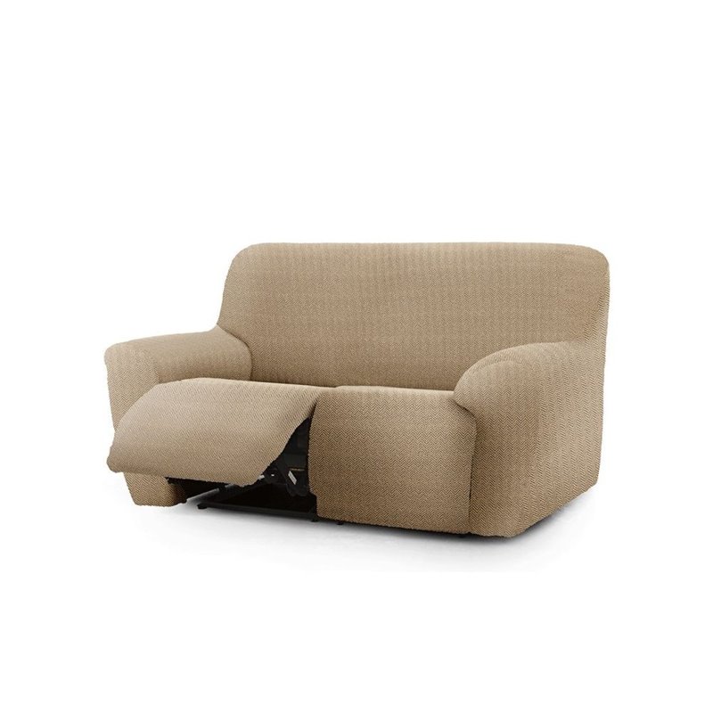 Copridivano beige per recliner due posti 150-200 cm - Jaz