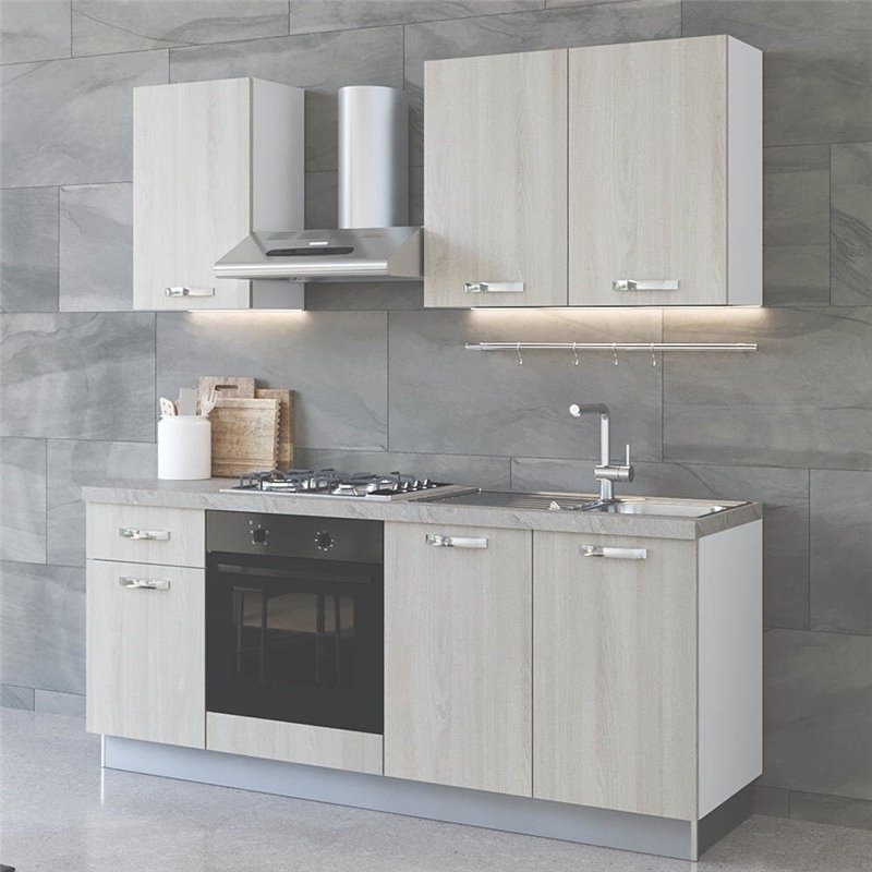 Cucina Aura 195 cm  con elettrodomestici