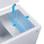 Congelatore a pozzetto inverter 249 litri bianco classe E Daya DMCP249IME