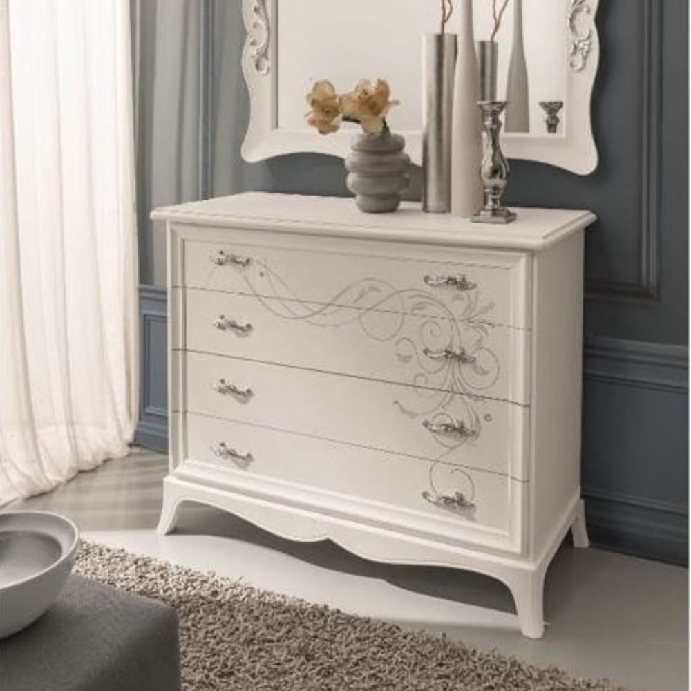 Chambre à coucher complète couleur blanc - Briel