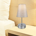 Lampe de table chrome beige Estelya AZ1068