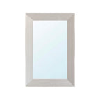 Specchiera rettangolare con cornice larice beige 102x65 cm. Loto