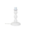 Lampe de table en bois naturel couleur blanc - Laguna ASZ0553