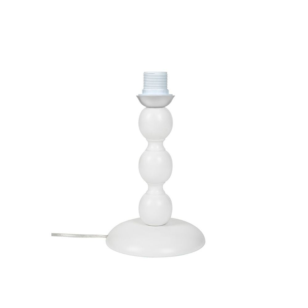 Lampe de table en bois naturel couleur blanc - Laguna ASZ0553
