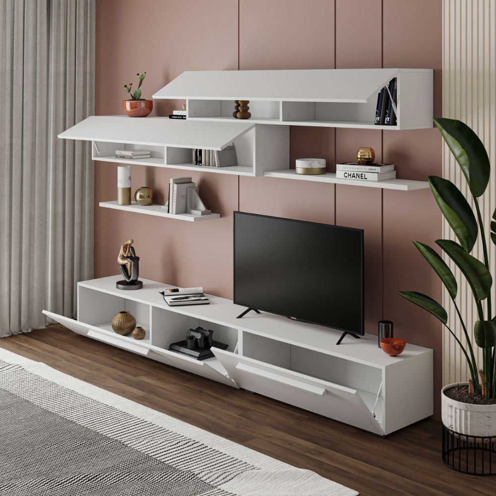 Paroi équipée couleur blanche Kombat 260