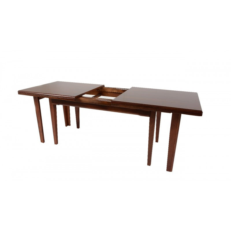 Table extensible 180x85 cm couleur noyer - Ligure 180