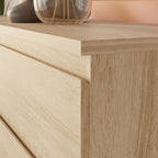 Cassettiera 3 cassetti colore rovere 77.2x42.2x80H Morgan