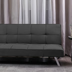 Divano click-clack con funzione letto colore grigio scuro 168x83x75.5H Daynora