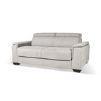 Divano letto 3 posti colore grigio chiaro 210x94x90H Mercurio