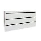 Cassettiera interna per armadio 3 cassetti bianco 87,3x51x48,5H CASSINTFPM