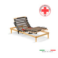 Rete elettrica singola 80x190 con doghe regolabili e Dispositivo Medico Voltix