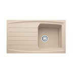 Lavello cucina 1 vasca con gocciolatoio reversibile avena 86x50 Franke ATG 611