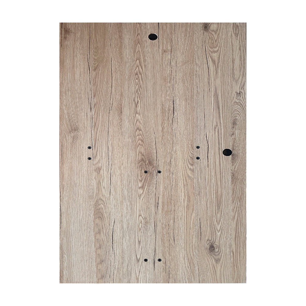 Specchiera rettangolare con cornice rovere 105x60 cm. 0663