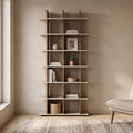 Libreria a giorno 12 vani colore artisan oak e cashmere Navas20A