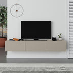 Mobile porta Tv sospeso 3 ante a ribalta colore cashmere 180x30x30H Francy