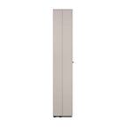 Meuble à chaussures 2 portes avec compartiments coloris cachemire 74x181H cm - Magika