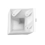 Piede in plastica bianco 20 cm per divani e poltrone PIEDEBIANCO