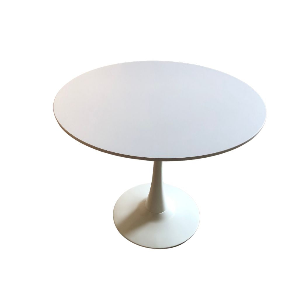 Tavolo rotondo colore bianco 90x73H cm - Derek