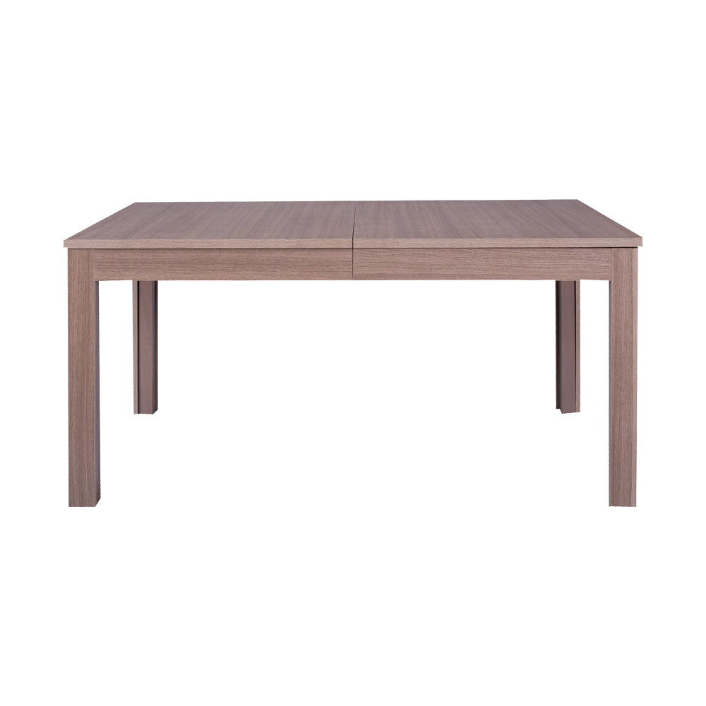 Tavolo allungabile 160x90 colore grigio larice con gambe centrali in legno massiccio Lipsia