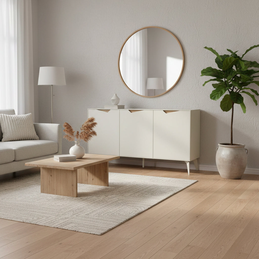 MK294272 ENFILADE JADEN COULEUR SANDSTONE AVEC 3 PORTES