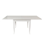 Tavolo quadrato allungabile colore bianco 90x90 cm - Verona
