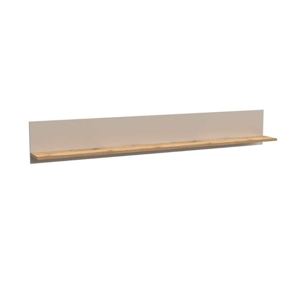 Mensola in cashmere e rovere evoque 167x17.6x25H Frezo04