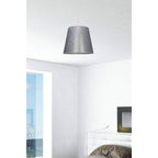Lampada a sospensione in tessuto grigio - Conic ASZ0777