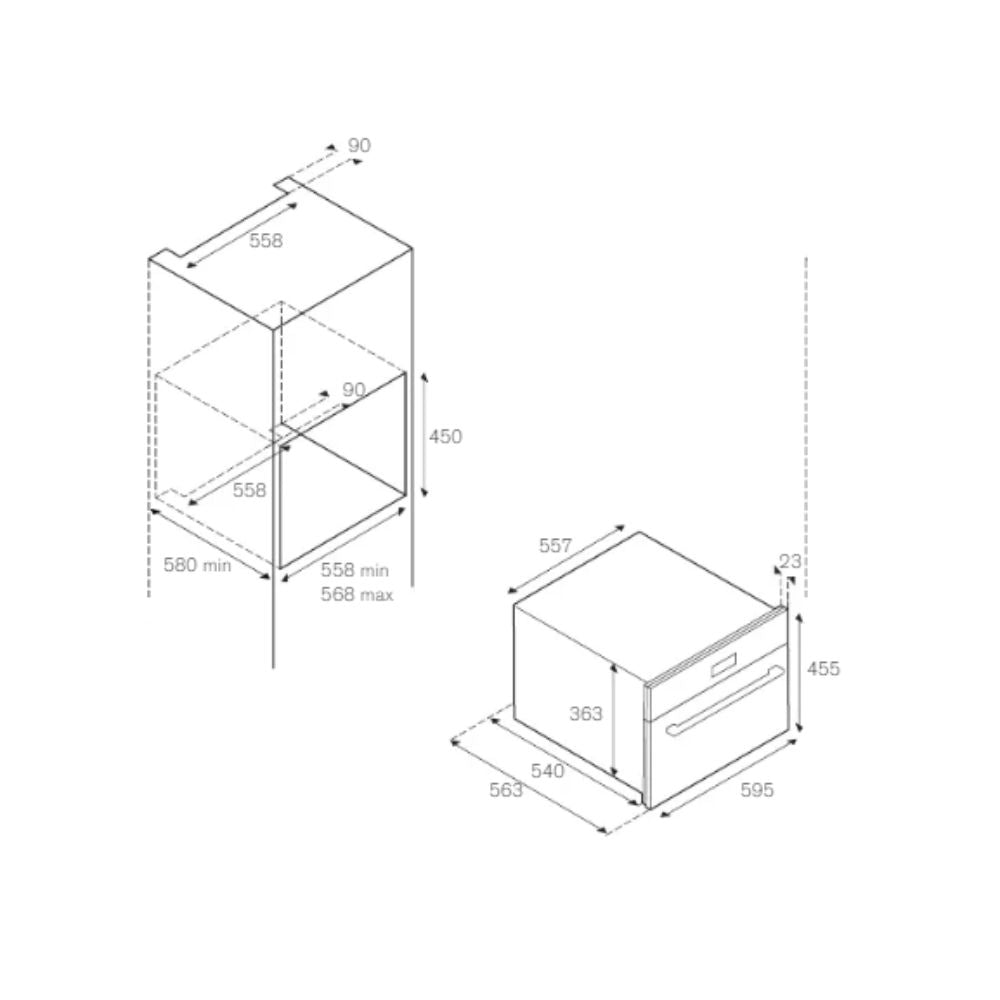 Four vapeur encastrable Bertazzoni F45PROVAPX Inox