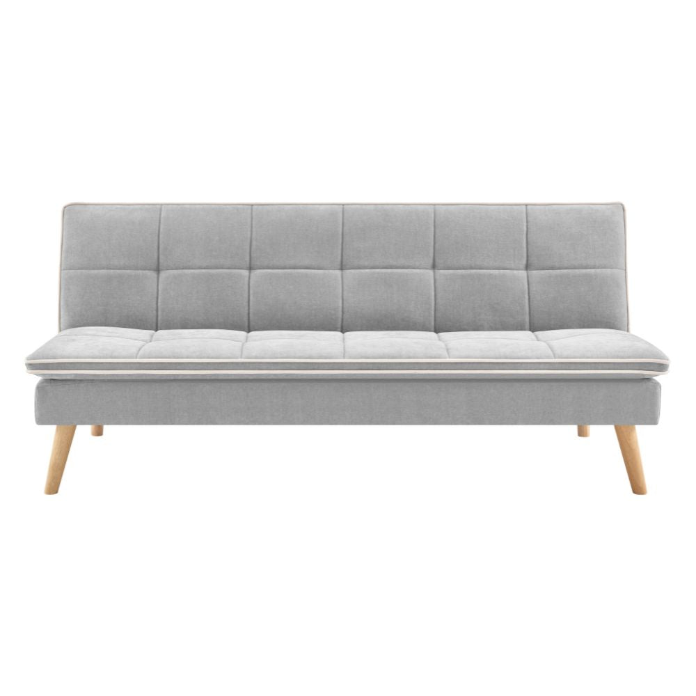 Divano letto 3 posti colore grigio 182x88x80H Lunaria