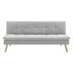 Divano letto 3 posti colore grigio 182x88x80H Lunaria