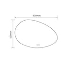 SMART SPIEGEL OVAL 60*90
