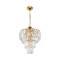 Plafonnier à 3 lumières Miranda MDL3831 verre et or
