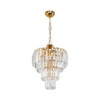 Plafonnier à 3 lumières Miranda MDL3831 verre et or