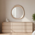 Specchiera sagomata di design 88x85 cm colore cashmere SP48