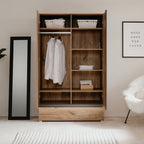 Armadio 6 ante battenti canapa frassinato 276x250H cm - Coco