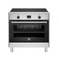 Küche mit Induktionskochfeld und elektrischem Multifunktionsbackofen Edelstahl Klasse A 90x60 Bertazzoni AMN964IEXE