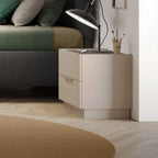 Table de chevet 50 cm avec 2 tiroirs couleur cachemire - Musto
