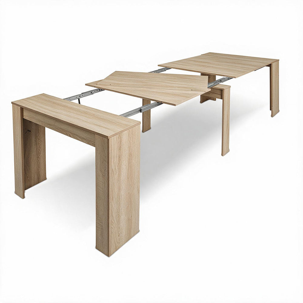 Tavolo consolle colore rovere allungabile a 3 metri 90x50 cm - Ofelia