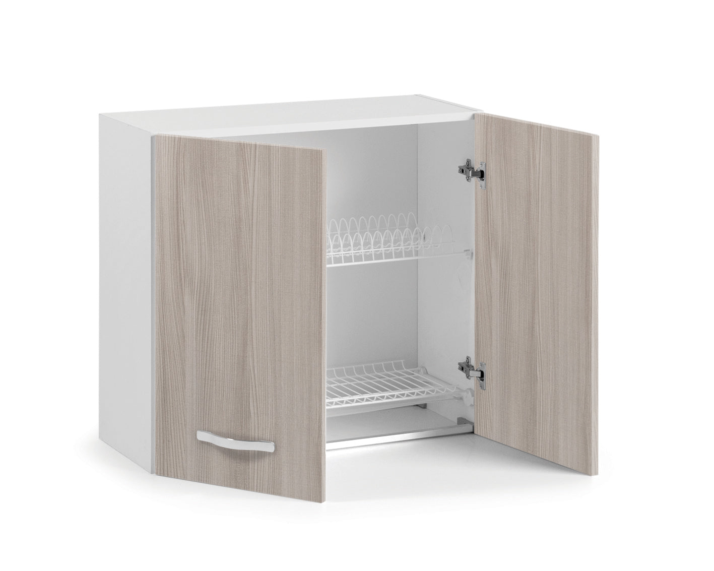 Abtropfschrank mit 2 Türen, Farbe Ulme, 80x72H cm