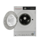 Lavatrice integrata 8 kg 1400 RPM classe A con tecnologia a vapore Sharp ES-NIB814BWNA-IT