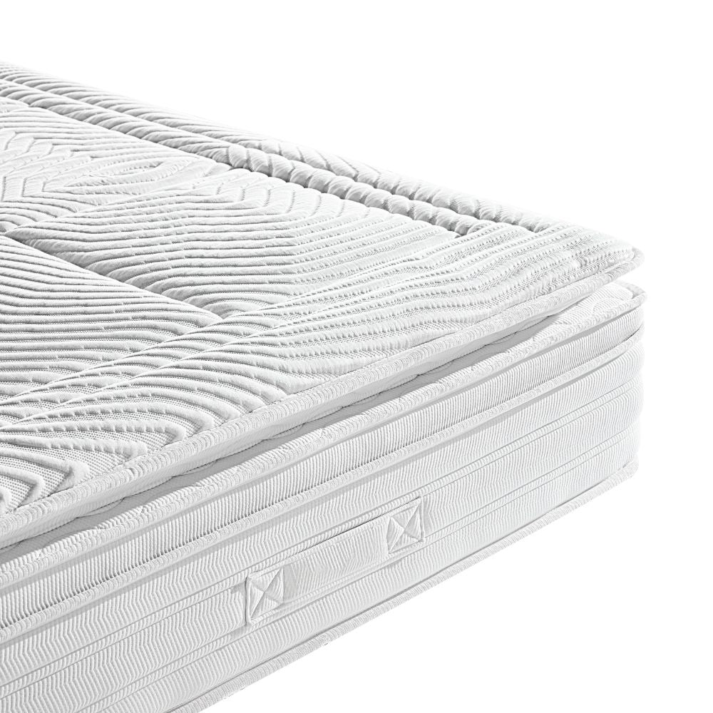 Materasso matrimoniale memory foam doppio strato molle insacchettate 160x190x30H cm - Delia