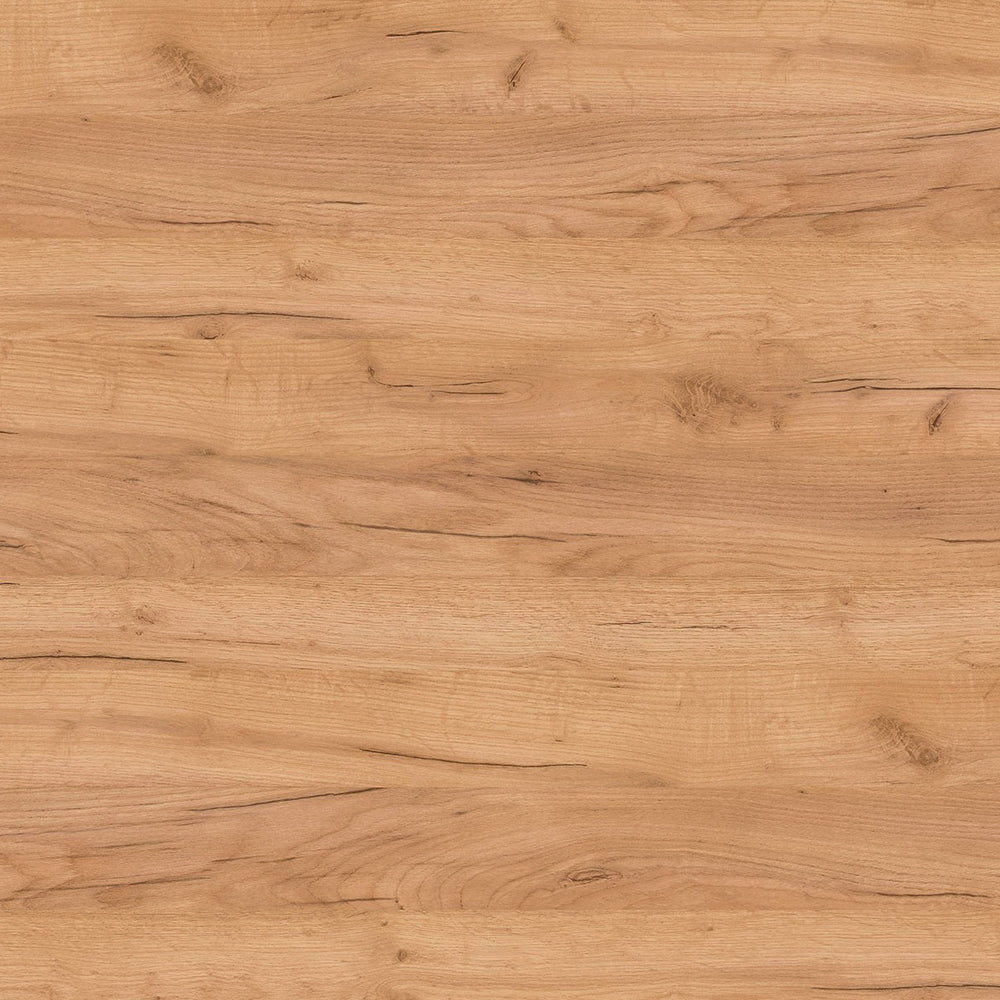 Tavolo allungabile 160 cm con piano rovere nodato e gambe incrociate antracite Milonga410