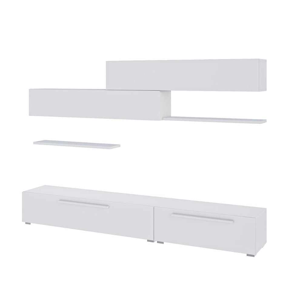 Paroi équipée couleur blanche Kombat 260