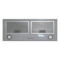Cappa sottopensile integrata Gruppo70 TB0272SAC luce led 3 livelli velocità colore silver classe D Samet
