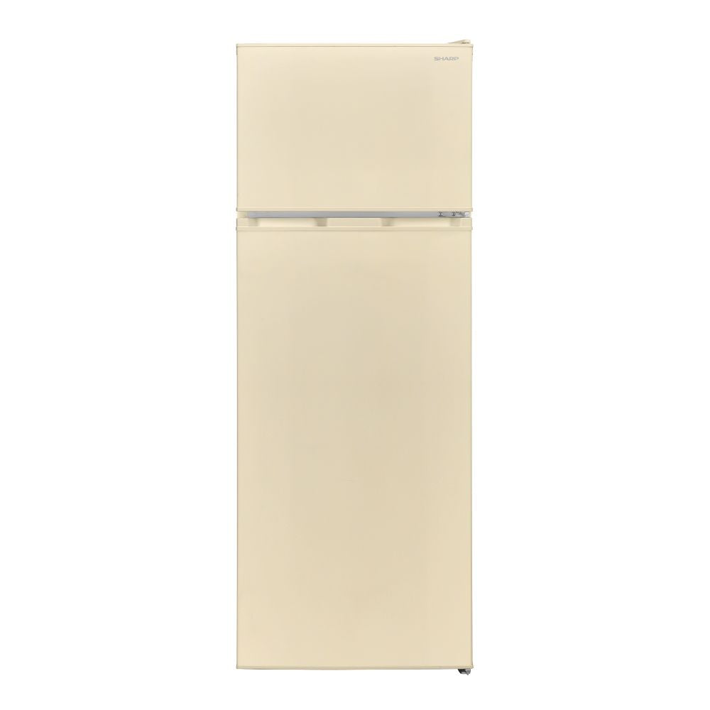 Réfrigérateur double porte 213 L classe E couleur beige - Sharp SJFTB01ITXJE