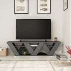 Porta TV antracite Ralla 158x30x40h